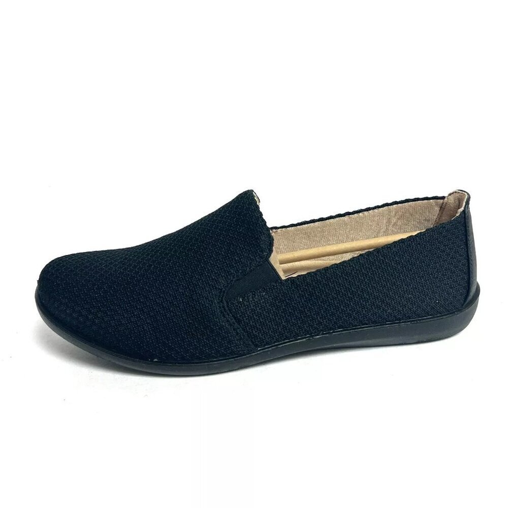 Lifestride Womens Next Level Slip On Black 8Wide